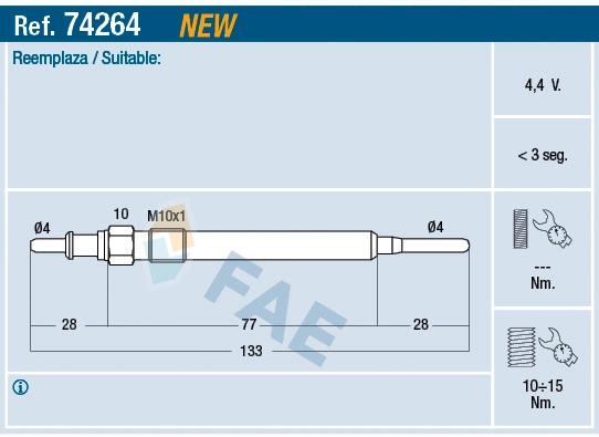 Glow Plug (74264)