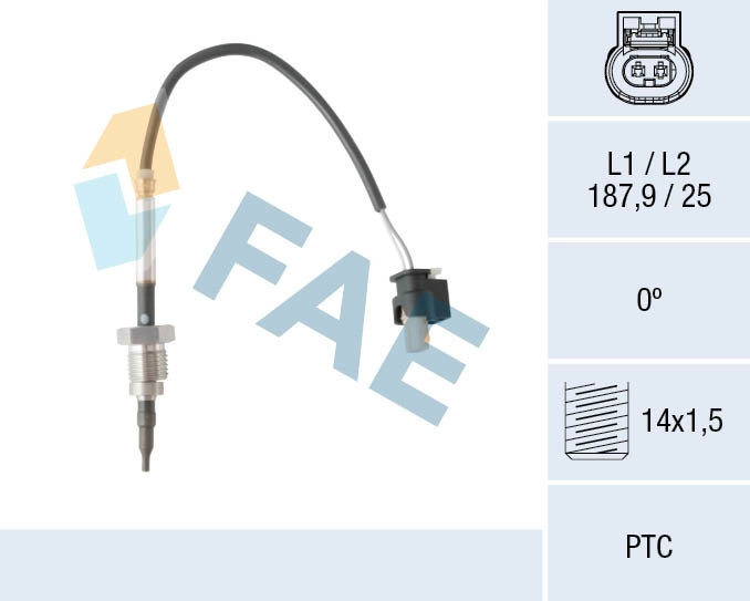 Sensor, exhaust gas temperature (68052)