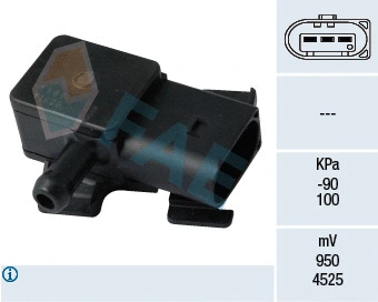 Sensor, exhaust pressure (16102)