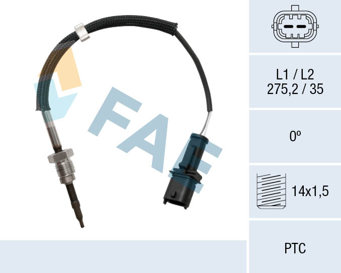 Sensor, exhaust gas temperature (68047)