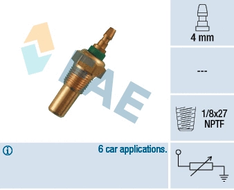 Sensor, coolant temperature (32470)
