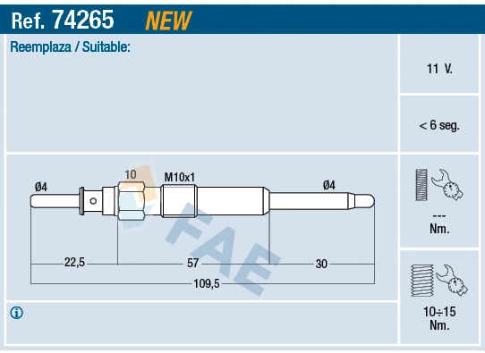 Glow Plug (74265)
