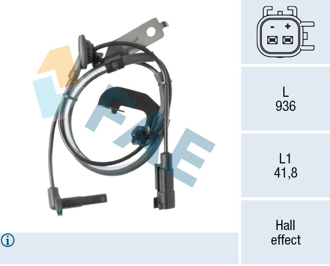 Sensor, wheel speed (78649)