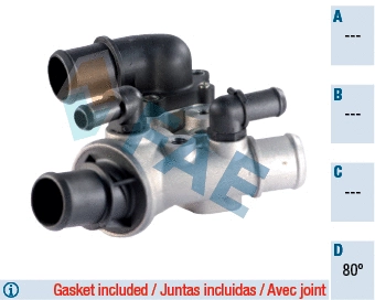 Thermostat, coolant (5344380)