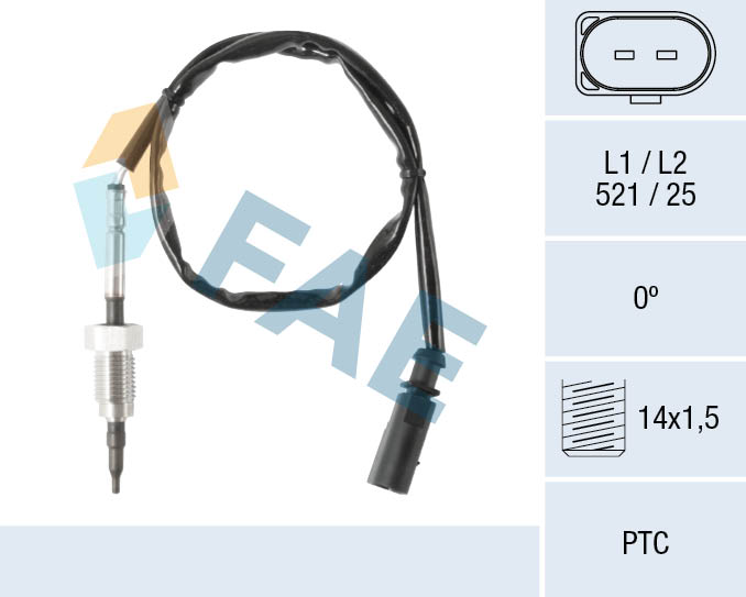 Sensor, exhaust gas temperature (68070)