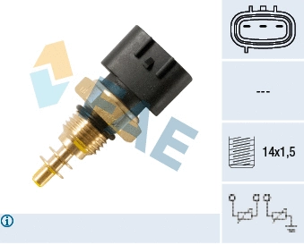 Sensor, coolant temperature (33476)