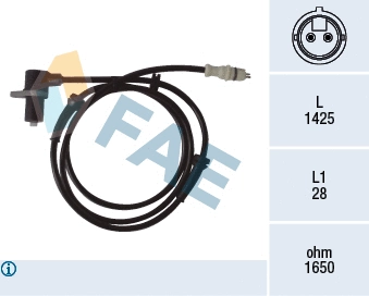 Sensor, wheel speed (78067)