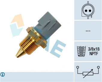 Sensor, coolant temperature (33430)