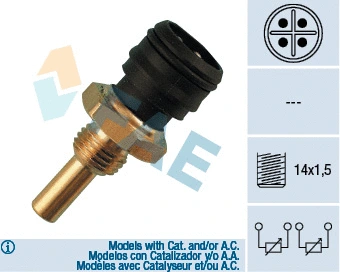Sensor, coolant temperature (33290)
