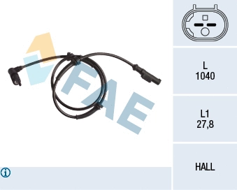 Sensor, wheel speed (78247)