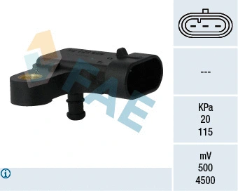 Sensor, intake manifold pressure (15120)