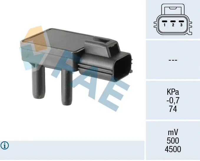 Sensor, exhaust pressure (16130)