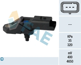 Sensor, intake manifold pressure (15108)