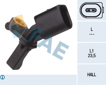 Sensor, wheel speed (78010)