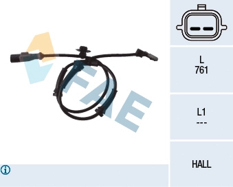 Sensor, wheel speed (78096)