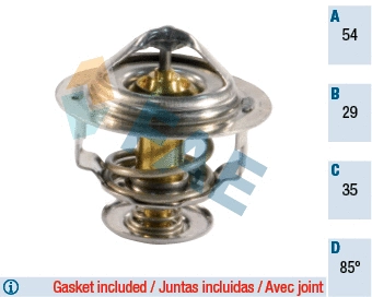 Thermostat, coolant (5303885)