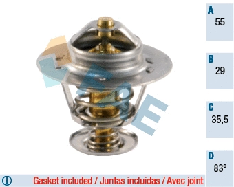 Thermostat, coolant (5306783)