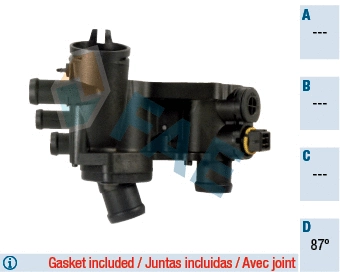 Thermostat, coolant (5323787)