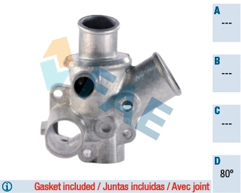 Thermostat, coolant (5338380)