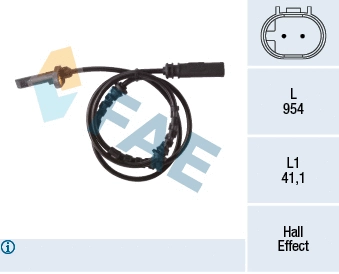Sensor, wheel speed (78335)