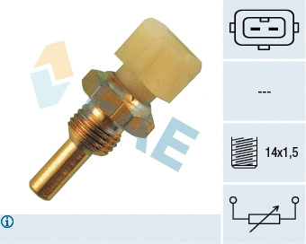 Sensor, coolant temperature (33030)