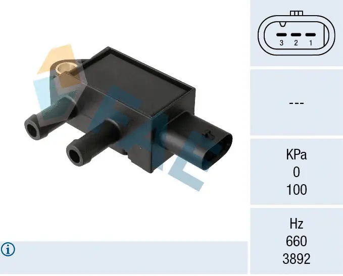 Sensor, exhaust pressure (16160)