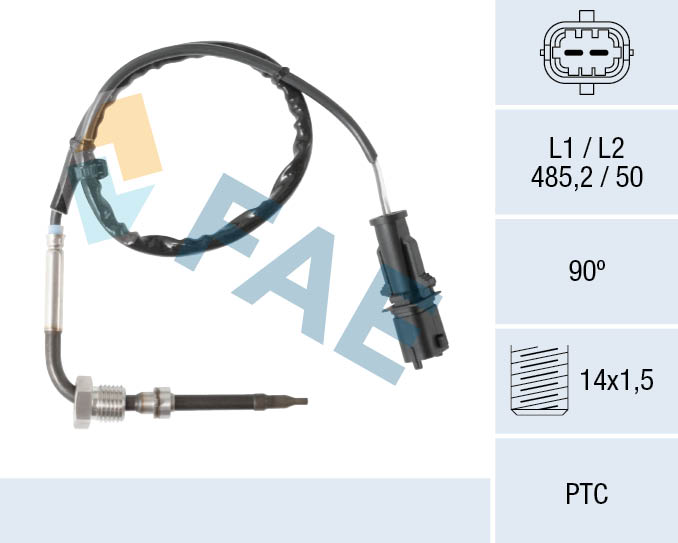 Sensor, exhaust gas temperature (68114)