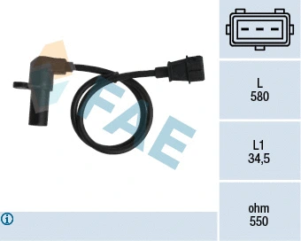 Sensor, crankshaft pulse (79075)