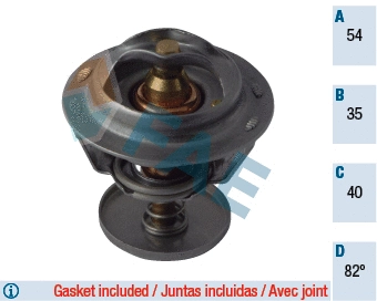 Thermostat, coolant (5302982)