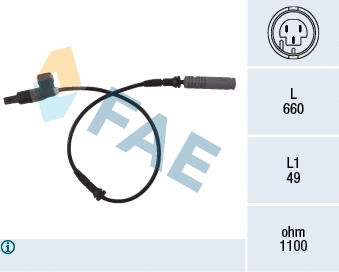 Sensor, wheel speed (78023)