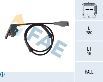Sensor, wheel speed (78080)