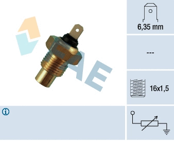 Sensor, coolant temperature (31050)