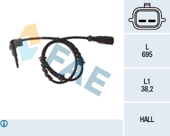 Sensor, wheel speed (78119)