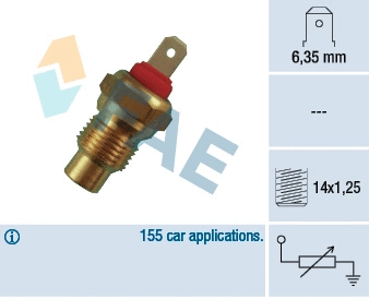 Sensor, coolant temperature (31370)