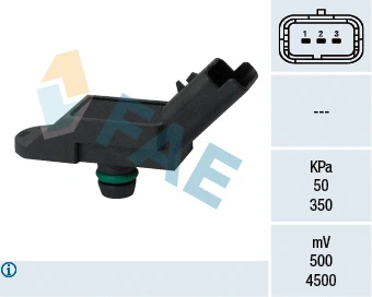 Sensor, intake manifold pressure (15091)