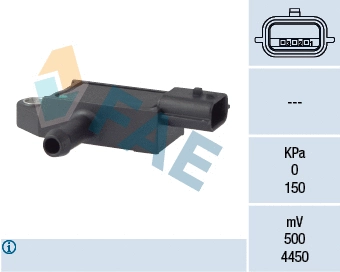 Sensor, exhaust pressure (16113)