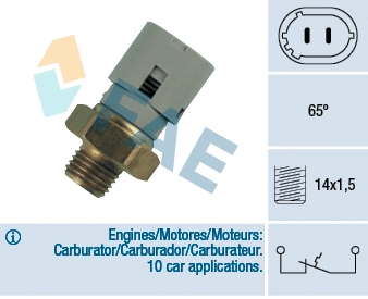 Temperature Switch, coolant warning lamp (35690)