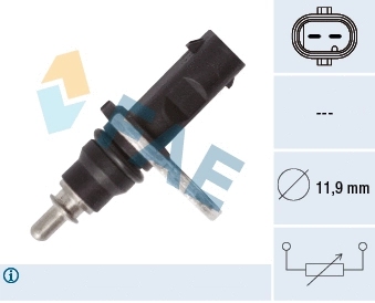 Sensor, coolant temperature (33894)