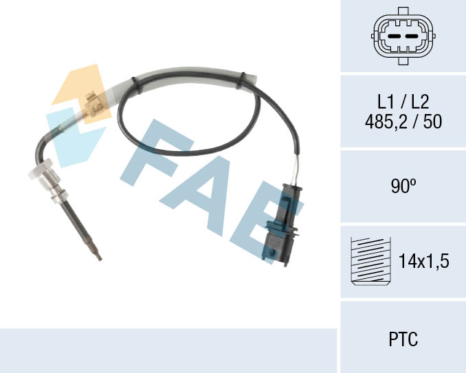 Sensor, exhaust gas temperature (68032)