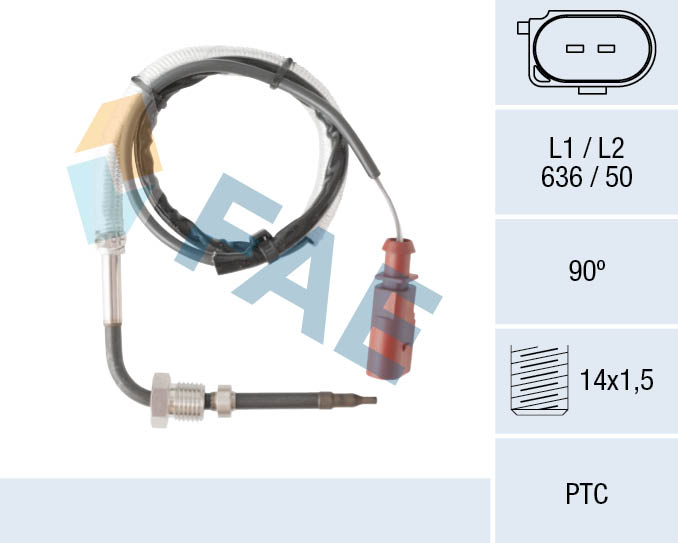 Sensor, exhaust gas temperature (68090)