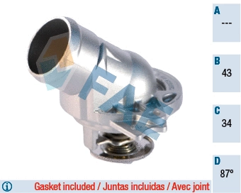 Thermostat, coolant (5323087)