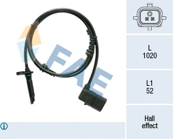 Sensor, wheel speed (78538)
