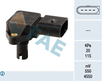 Sensor, intake manifold pressure (15038)