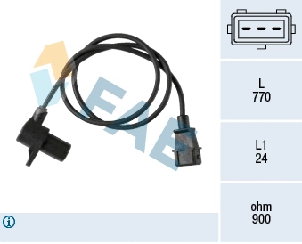 Sensor, crankshaft pulse (79451)