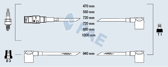 Ignition Cable Kit (85050)