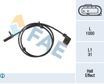 Sensor, wheel speed (78289)