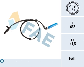 Sensor, wheel speed (78261)