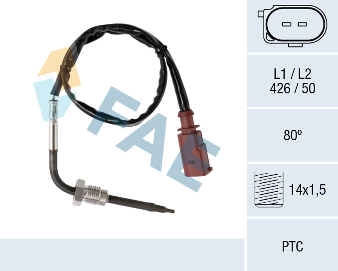 Sensor, exhaust gas temperature (68036)