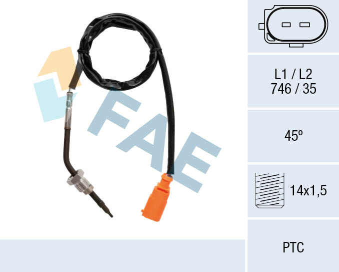 Sensor, exhaust gas temperature (68035)