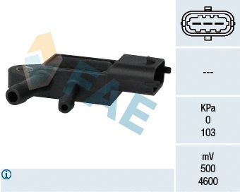 Sensor, exhaust pressure (16107)